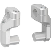 LEH.00.039.171/S - LEH.00.039.171/S - SW Motech Variable Bar Back Handlebar Riser Kit - BMW G 650 X-Moto 2007-2009- Anodised/Silver