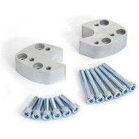 LEH.06.039.114/S - LEH.06.039.114/S - SW Motech 1 System 7mm Handlebar Riser - Yamaha FJR 1300 2003-2005 - Silver