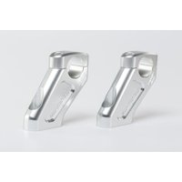 LEH.07.039.12200/S - LEH.07.039.12200/S - SW Motech Bar Back Handlebar Riser Kit - BMW R 1200 GS 2008-2012 - Anodised/Silver