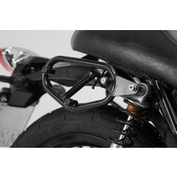 Image of HTA.08.933.10000 - HTA.08.933.10000 - SW Motech SLC Left Side Pannier Carrier - Kawasaki W 800 2019-2024 - Black