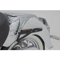 HTA.18.682.11600 - HTA.18.682.11600 - SW Motech SLH Left Side Pannier Carrier - Harley Davidson FLDE 1750 2018-2020 - Black