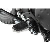 FRS.08.011.10201/S - FRS.08.011.10201/S - SW Motech ION Footpegs - Kawasaki KLR650 2001-2003 - Black/Silver