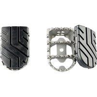 Image of FRS.07.011.10901/S - FRS.07.011.10901/S - SW Motech ION Footpegs - BMW G 310 GS 2017-2024 - Black/Silver