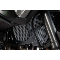 Image of KLS.08.922.10000 - SW Motech Radiator Guard - Kawasaki KLZ 1000 2018-2024 - Black/Silver