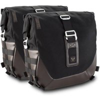 Image of BC.HTA.07.909.20000 - BC.HTA.07.909.20000 - SW Motech Legend Side Pannier Bag System Lc - BMW R 18 2021-2024 - Black/Brown