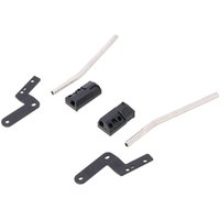 HTA.08.740.86400/B - SW Motech Blaze Panniers Spacer Bars For Kawasaki Ninja 650 - Black/Silver