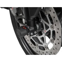 STP.17.176.10001/B - STP.17.176.10001/B - SW Motech Front Axle Slider Set - Moto Guzzi V85 850 TT 2018-2024 - Black