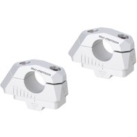 LEH.00.039.31100/S - SW Motech Bar Back Handlebar Riser Kit variable for Ø28 handlebars For BMW F 850 GS - Silver