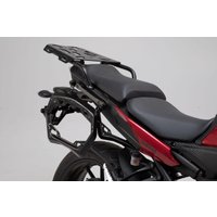 Image of KFT.06.871.30000/B - KFT.06.871.30000/B - SW Motech Pro Pair of Side Pannier Carriers - Yamaha MT-09 GT 2018-2020 - Black