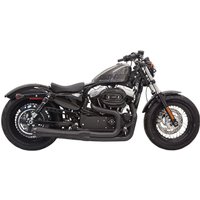 1X32RB - Bassani Road Rage II Mega Power 2 Into 1 Exhaust System - Harley Davidson XL 883 N 2014-2020