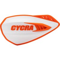 Image of 1CYC-0056-229 - 1CYC-0056-229 - Cycra Cyclone Handguards - White/Orange