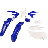 Image of 1CYC-9327-02 - Cycra Powerflow Plastics Kit For Yamaha YZF250 2019-2023 - Blue/OEM/White