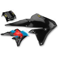 Image of 1CYC-1778-12 - Cycra Powerflow Radiator Scoops For Yamaha WRF250 2015-2019 - Black