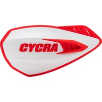 Image of 1CYC-0056-239 - 1CYC-0056-239 - Cycra Cyclone Handguards - White/Red