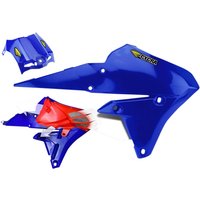 Image of 1CYC-1782-62 - Cycra Powerflow Radiator Scoops For Yamaha WRF250 2014-2019 - Blue