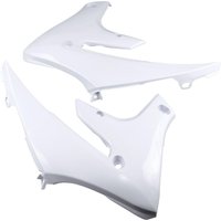 Image of 1CYC-1784-42 - Cycra Powerflow Radiator Scoops For Yamaha WRF250 2020-2024 - White
