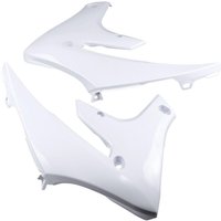 Image of 1CYC-1784-42 - Cycra Powerflow Radiator Scoops For Yamaha WRF250 2020-2024 - White