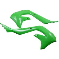 Image of 1CYC-1871-72 - 1CYC-1871-72 - Cycra Powerflow Radiator Scoops - Kawasaki KX450X 2021-2023 - Green