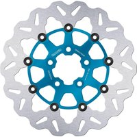 DF681CWUB - Galfer Wave Brake Disc For Harley Davidson FLD 1690 2012-2013 Blue - Rear