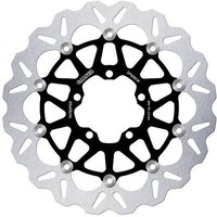 DF929CW - Galfer Wave Brake Disc For Triumph Rocket III 2500 GT 2020-2023 Front - Silver/Black