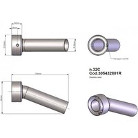 305432801R - 305432801R - LeoVince DB Killer Insert - Husqvarna 701 Supermoto 2016-2018