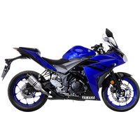 14257E - LeoVince LV Pro Stainless Steel Silencer For Yamaha MT-03 2018-2024 - Silver