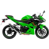 3389BU - LeoVince GP Corsa Silencer For Kawasaki Ninja 400 2024 - Black