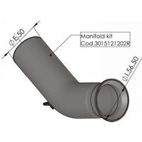 3015121202R - 3015121202R - LeoVince Link Pipe - Husqvarna 401 Vitpilen 2018-2019