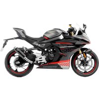 15505BU - LeoVince GP Corsa Silencer For CF Moto SR 450 2023-2024 - Black