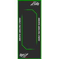 Image of HC80200-GREEN - HC80200-GREEN - Hurly Workstation Floor Mat - Black/Green/White