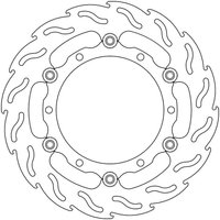 112113 - 112113 - Moto Master Flame Series Floating Front Right Brake Disc - Yamaha XP 500 T-Max 2008-2011