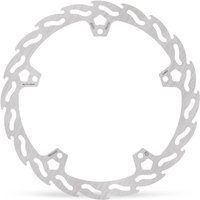 110928 - Moto Master Flame Series Fixed Brake Disc For KTM Duke 125 2024 Front - Silver