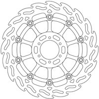 113022 - 113022 - Moto Master Flame Series Floating Front Right Brake Disc - Honda VTR 1000 F 1997-2006