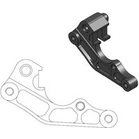 211007 - Moto Master MX/Off Road Adapter Brackets For Yamaha WRF250 2001-2019 Front - Black