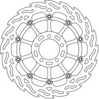113219 - 113219 - Moto Master Flame Series Floating Front Right Brake Disc - Ducati Monster 1200 R 2016-2020