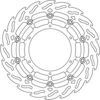 112252 - 112252 - Moto Master Flame Series Front Brake Disc - Suzuki GSX-S 950 2021-2024