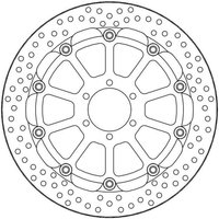 112201 - 112201 - Moto Master Halo Series Floating Front Brake Disc - Moto Guzzi MGX-21 1400 2016-2020
