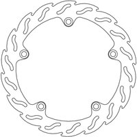 110533 - 110533 - Moto Master Flame Series Fixed Rear Brake Disc - Honda VFR 1200 XD 2012-2020