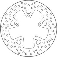 110615 - 110615 - Moto Master Halo Series Rear Brake Disc - KTM Super Duke 1290 2014-2023