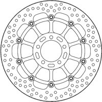 112299 - 112299 - Moto Master Halo Series Floating Front Brake Disc - Ducati Scrambler 803 2015-2023