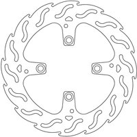 110449 - 110449 - Moto Master Flame Series Rear Brake Disc - Ducati Streetfighter 1100S 2010-2013