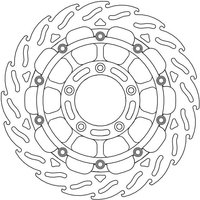 113151 - 113151 - Moto Master Flame Series Front Left Brake Disc - MV Agusta F4 Brutale 750S 2000-2005