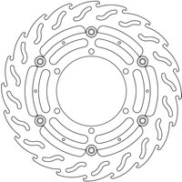 112017 - 112017 - Moto Master Flame Series Floating Front Left Brake Disc - BMW R 850 RT 1996-2001