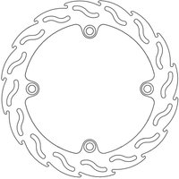 110301 - 110301 - Moto Master Flame Series Rear Brake Disc - Honda XRV 750 1990-2003