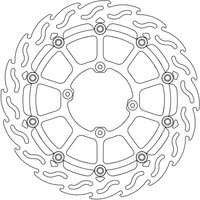 112230 - 112230 - Moto Master Supermoto Front Racing Brake Disc - Honda CRF150RB 2007-2017