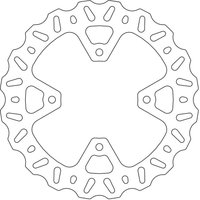 110776 - 110776 - Moto Master Nitro Series Rear Brake Disc - Kawasaki KXF450 2019-2020