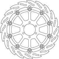 112197 - 112197 - Moto Master Flame Series Front Brake Disc Race - Moto Guzzi MGX-21 1400 2016-2020