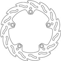 110842 - 110842 - Moto Master Flame Series Fixed Rear Brake Disc - Honda CRF1100L Africa Twin 2020-2024