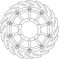 113071 - 113071 - Moto Master Flame Series Front Right Brake Disc - Honda CBR1000RR Fireblade 2008-2016