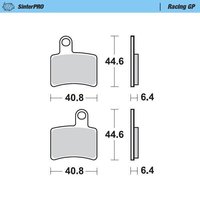 099312 - 099312 - Moto Master Racing GP Sinder Pro Rear Brake Pads - Beta REV-3 270 2005-2008